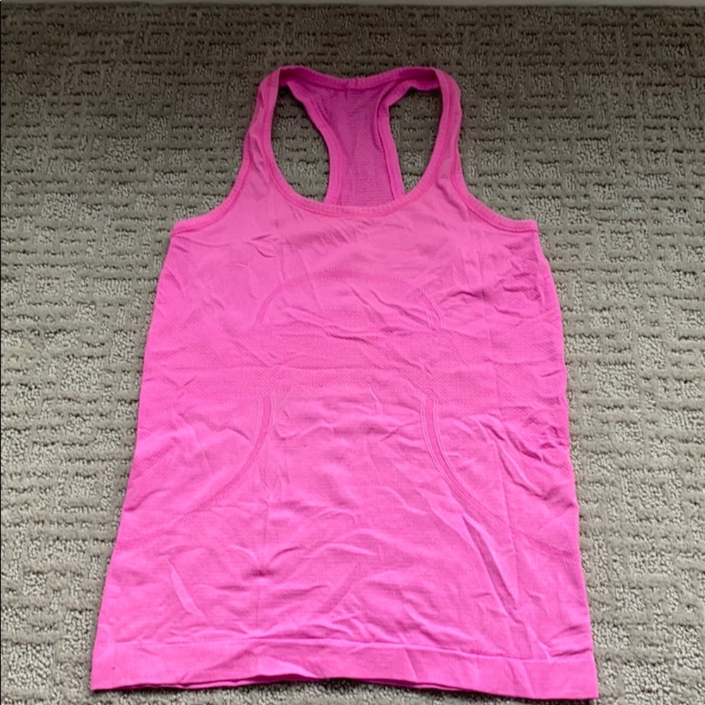 Lulu lemon workout tank top hot pink